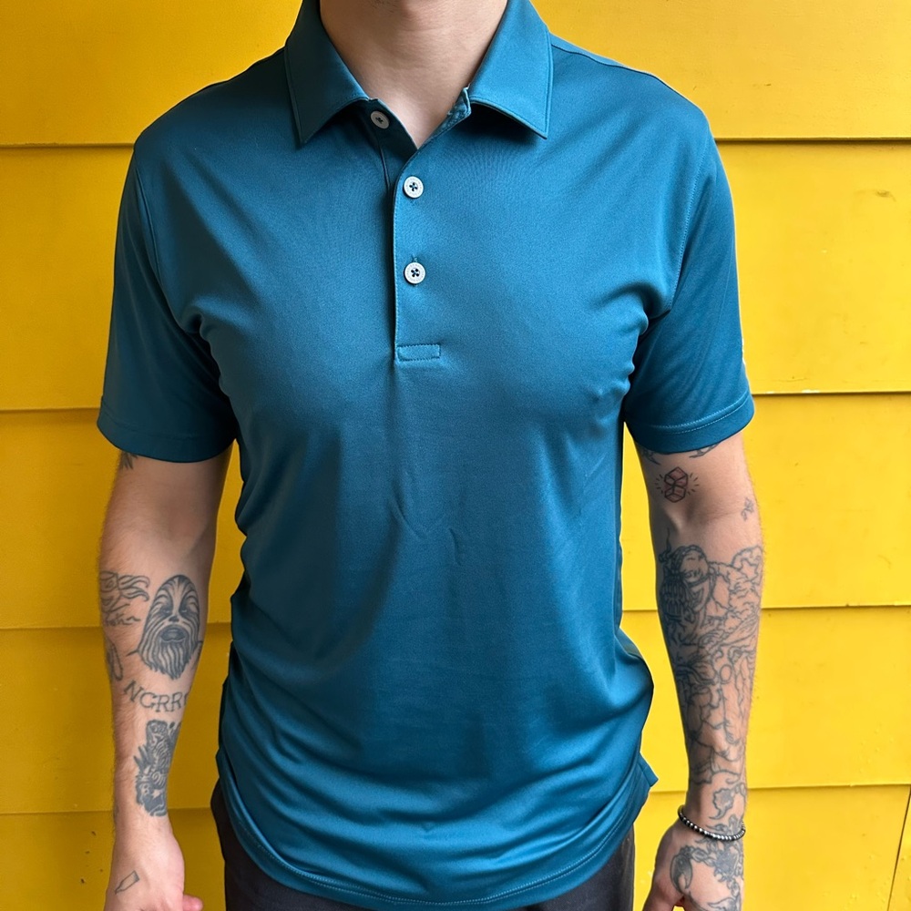 Men's blue Puma Golf Polo Shirt